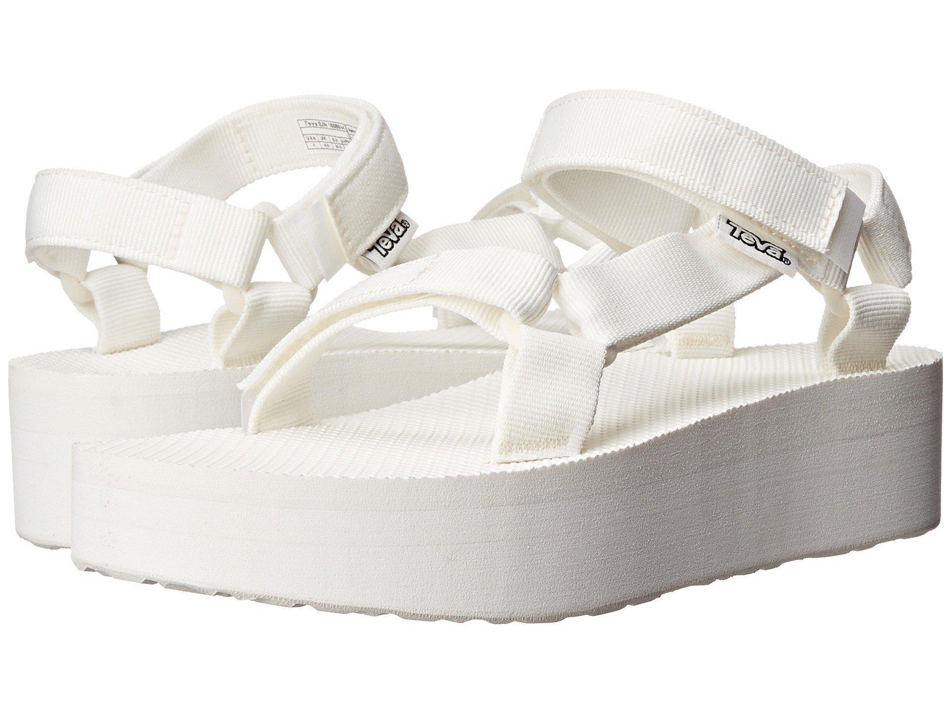 Teva Flatform Universal in White | Lyst
